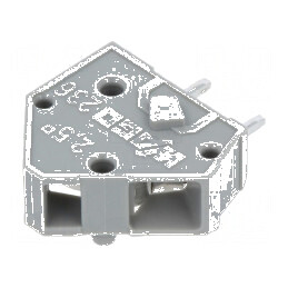 Regletă de conexiuni pentru PCB în unghi de 45° - 5,08mm, 1 pistă, 24A | Electronic-mag.ro | Componente Electronice