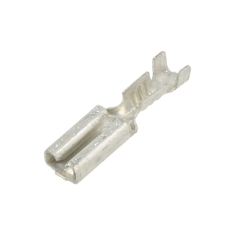 Terminal plat 2,8mm 0,8mm mamă pentru cablu 0,3÷0,5mm² - crimpat | Electronic-mag.ro | Componente Electronice