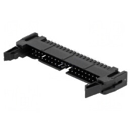Conector IDC soclu tată 40 pini drept cu ejector THT aurit - Componentă electronică de înaltă calitate | Electronic-mag.ro | Componente Electronice