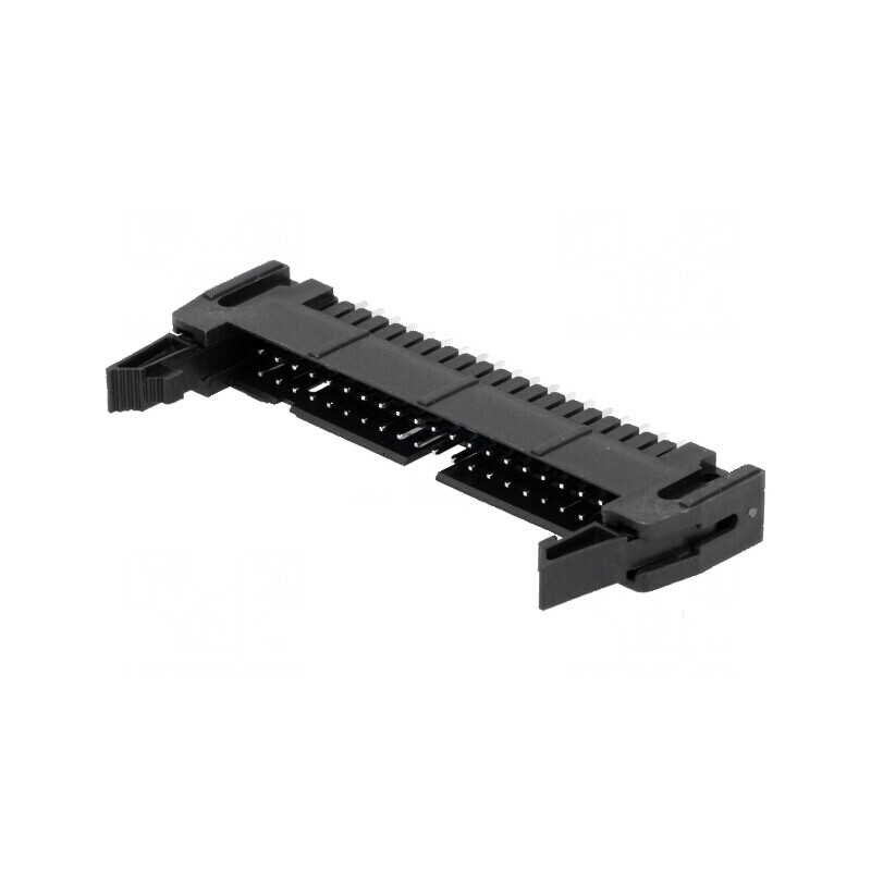 Conector IDC soclu tată 40 pini drept cu ejector THT aurit - Componentă electronică de înaltă calitate | Electronic-mag.ro | Componente Electronice