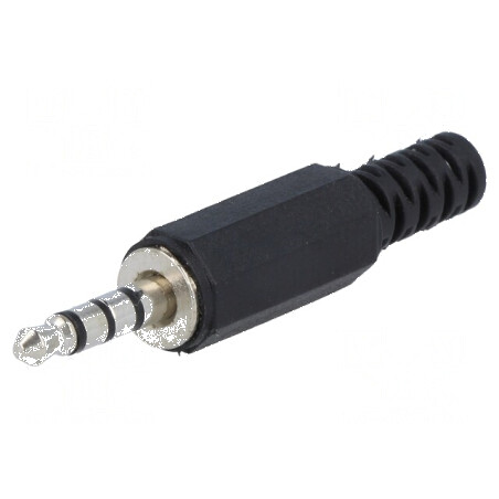 Conector Jack 3,5mm Mufă Tată Stereo cu Manșon Drept - Accesorii Audio Profesionale | Electronic-mag.ro | Componente Electronice