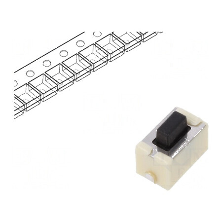 Microîntrerupător TACT SPST 0,05A 12VDC Dimensiuni 6x3,5x3,5mm | Electronic-mag.ro | Componente Electronice