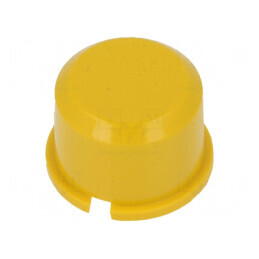 Tastă Rotundă Galbenă din Plastic Ø9,6mm pentru Dispozitive Electronice | Electronic-mag.ro | Componente Electronice