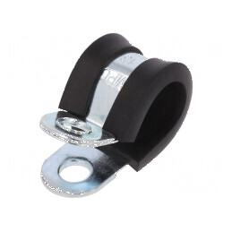 Clipsuri Øbuclă din oțel, 13mm, lățime 15mm, cu protecție din EPDM | Electronic-mag.ro | Componente Electronice
