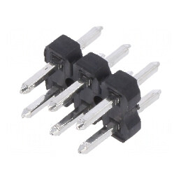 Conector Şiruri Pini Tată PIN 6 Drept 2,54mm THT pentru Circuite Elektronice | Electronic-mag.ro | Componente Electronice