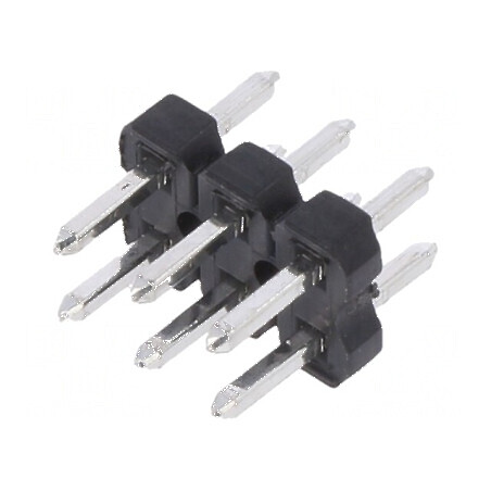 Conector Şiruri Pini Tată PIN 6 Drept 2,54mm THT pentru Circuite Elektronice | Electronic-mag.ro | Componente Electronice