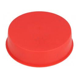 Obturator Corp Roșu Diametru Exterior 103,4mm Înălțime 28mm LDPE SafeCAP | Electronic-mag.ro | Componente Electronice