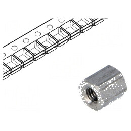 Piuliță Distanțieră Filetată 8mm - Filet Interior M4 Hexagonal pentru Fixare Profesională | Electronic-mag.ro | Componente Electronice