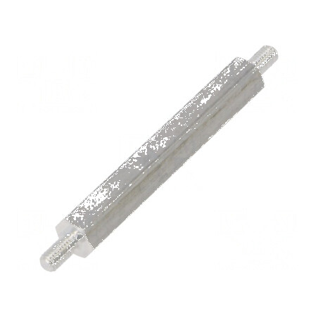 Piuliță Distanțieră Filetată Hexagonală M3 40mm - Accesorii pentru Construcții și Mecanisme | Electronic-mag.ro | Componente Electronice