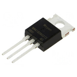 Tranzistor N-MOSFET Unipolar TO220-3 - Componentă Electronică pentru Circuit Integrat | Electronic-mag.ro | Componente Electronice