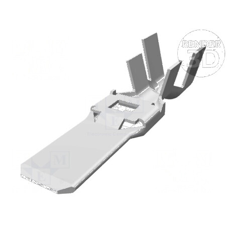 Pin tată cositorit 7-10mm² cu cablu crimpat din alamă - Conector electric de înaltă calitate | Electronic-mag.ro | Componente Electronice