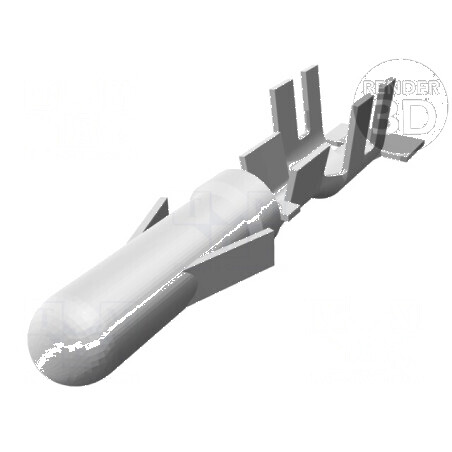 Pin tată din alamă cositorit pentru cabluri 0,5÷2mm² 20AWG÷14AWG - Crimpat, 28A | Electronic-mag.ro | Componente Electronice