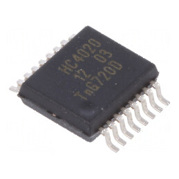 Contor Binar Digital 14bit CMOS SMD SSOP16 HC - Tensiune de Funcționare 2÷6VDC | Electronic-mag.ro | Componente Electronice