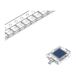 Fotodiodă IR PIN SMD DIL 950nm, 800-1100nm, unghi 60°, curent 2nA, putere 150mW | Electronic-mag.ro | Componente Electronice