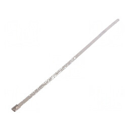 Colier de strângere din oțel natural, L: 360mm, W: 7,9mm, 1112N | Electronic-mag.ro | Componente Electronice
