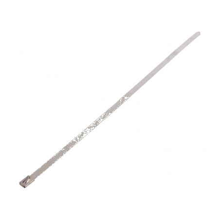 Colier de strângere din oțel natural, L: 360mm, W: 7,9mm, 1112N | Electronic-mag.ro | Componente Electronice