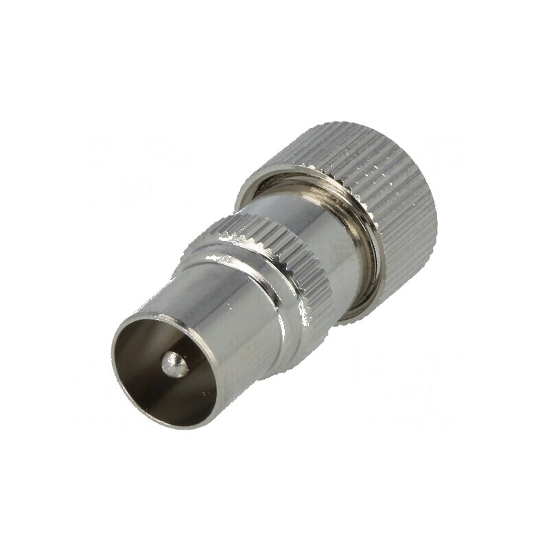 Conector coaxial 9,5mm (IEC 169-2) cu mufă tată drept pe cablu - soluție profesională de interconectare | Electronic-mag.ro | Componente Electronice