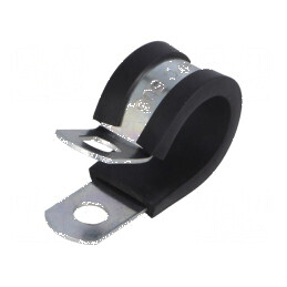 Clipsuri Øbuclă din oţel, dimensiuni 15,9÷17,5mm, lăţime 13mm, orificiu montaj 6,5mm | Electronic-mag.ro | Componente Electronice