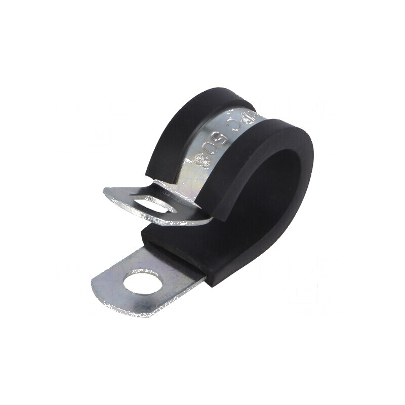 Clipsuri Øbuclă din oţel, dimensiuni 15,9÷17,5mm, lăţime 13mm, orificiu montaj 6,5mm | Electronic-mag.ro | Componente Electronice