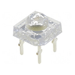 LED Super Flux 7,6x7,6mm Alb Rece 27lm 120° 90mA - Nr. Termic: 4 | Electronic-mag.ro | Componente Electronice
