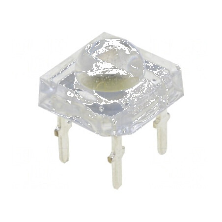 LED Super Flux 7,6x7,6mm Alb Rece 27lm 120° 90mA - Nr. Termic: 4 | Electronic-mag.ro | Componente Electronice