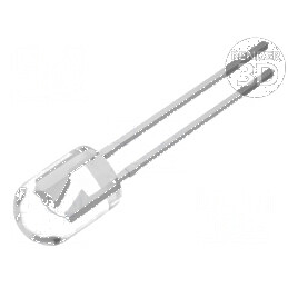 Fototranzistor 5mm cu λp max: 520nm, 60V, Lentilă Transparentă, Putere 50mW | Electronic-mag.ro | Componente Electronice