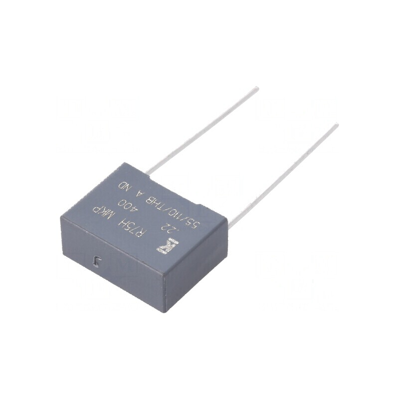 Condensator polipropilenă R75 220nF 18x7,5x13,5mm THT ±5% - Componentă electronică de înaltă calitate | Electronic-mag.ro | Componente Electronice Condensator polipropilenă R75 220nF 18x7,5x13,5mm THT ±5% - Componentă electronică de înaltă calitate | Electronic-mag.ro | Componente Electronice