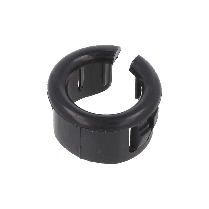 Manșon din plastic negru Øorif.mont: 25,4mm Øorif: 20,22mm, standard UL94V-2 | Electronic-mag.ro | Componente Electronice Manșon din plastic negru Øorif.mont: 25,4mm Øorif: 20,22mm, standard UL94V-2 | Electronic-mag.ro | Componente Electronice