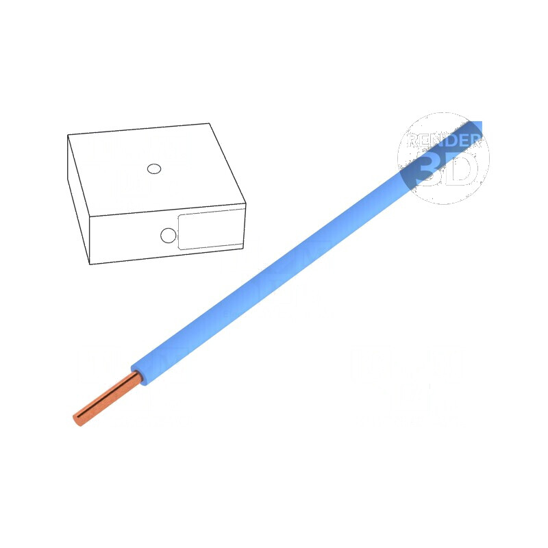 Cablu H07V-U 1,5mm² cu sârmă din cupru și izolație PVC albastru, 450V/750V, lungime 100m | Electronic-mag.ro | Componente Electronice Cablu H07V-U 1,5mm² cu sârmă din cupru și izolație PVC albastru, 450V/750V, lungime 100m | Electronic-mag.ro | Componente Electronice
