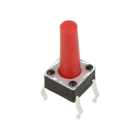 Microîntrerupător TACT SPST-NO 0,05A 12VDC THT 2,45N - Comutator Compact pentru Aplicații Electrice | Electronic-mag.ro | Componente Electronice