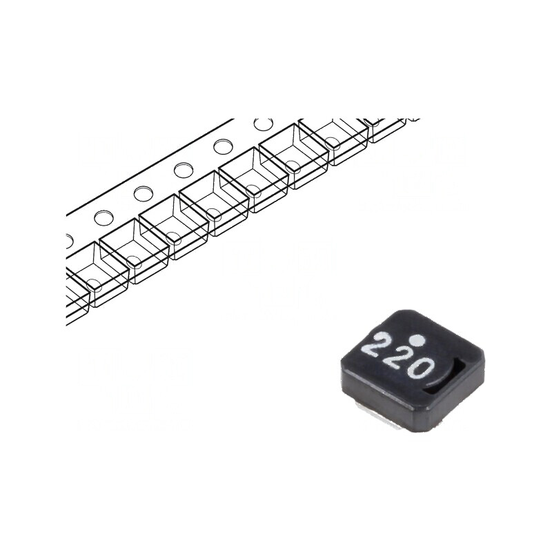 Inductor SMD Ferită 22uH 0,75A 413mΩ ±20% VLCF pentru Circuit Electronic | Electronic-mag.ro | Componente Electronice