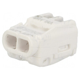 SDKF Bornă cu Arc Rapidă 0,2÷2,5mm² 300V 24A - Conector Electric Profesional | Electronic-mag.ro | Componente Electronice