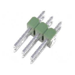 Conector AMPMODU MOD II tată cu 6 pini THT pentru şiruri pini | Electronic-mag.ro | Componente Electronice