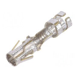 Pin mamă din alamă cositorit 0,5÷2mm² 20AWG÷14AWG crimpat 28A - Conector electric profesional | Electronic-mag.ro | Componente Electronice