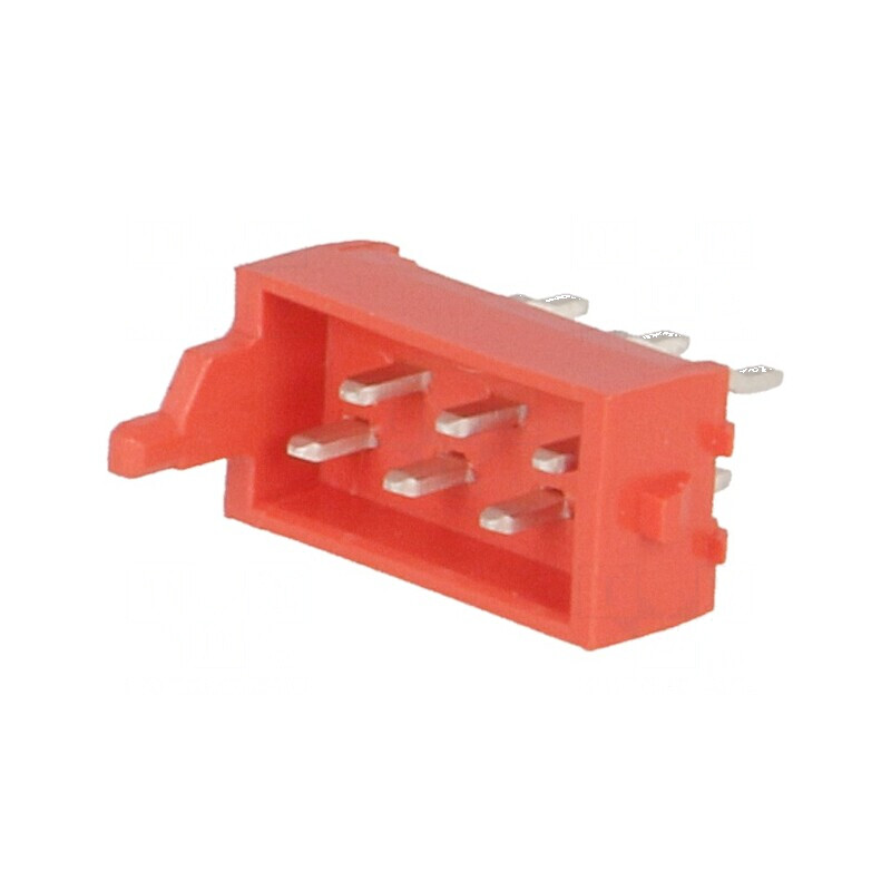 Micro-MaTch Soclu Tată PIN 6 THT pentru PCB 1,5A - Conector Profesional pentru Circuit Electric | Electronic-mag.ro | Componente Electronice
