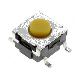 Microîntrerupător TACT SPST-NO 0,05A/24VDC SMT - Pozitie 2, Fara conexiuni | Electronic-mag.ro | Componente Electronice