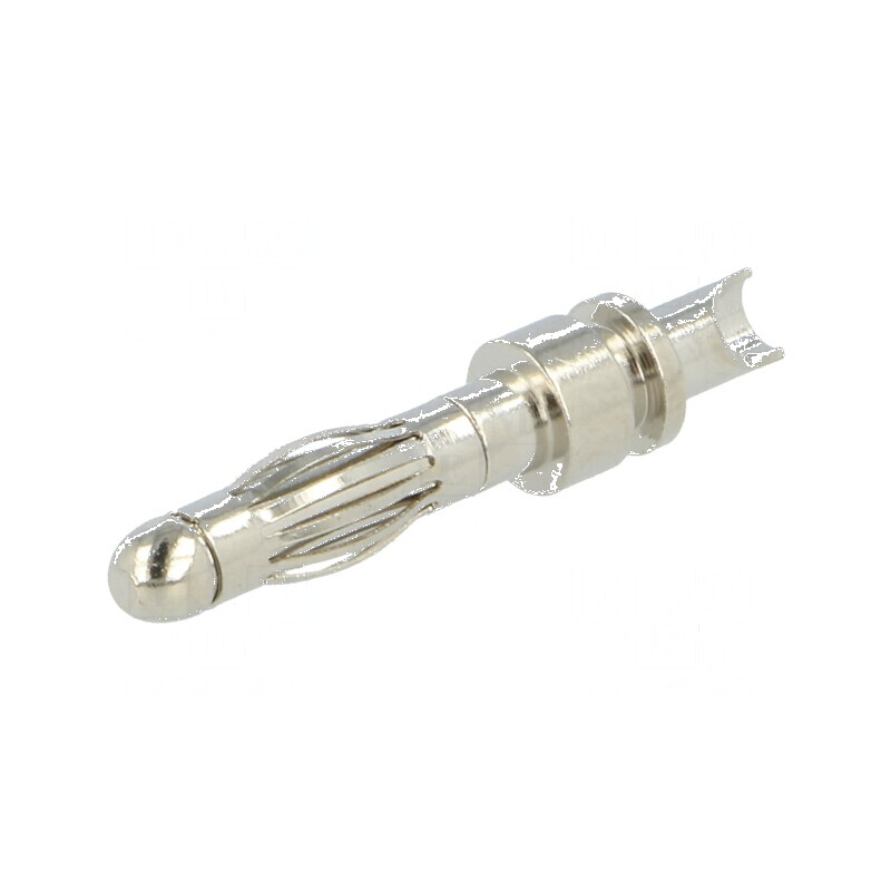 Conector Banană 4mm cu Mufă - Diametru Cablu Max 2,5mm, Lungime Totală 30mm | Electronic-mag.ro | Componente Electronice