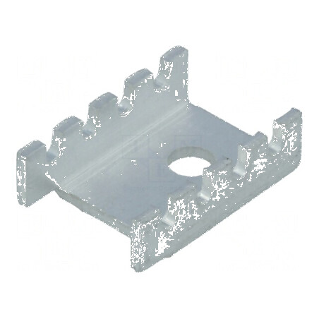 Radiator Presat U TO202/TO220 - Dimensiuni: L 19,05mm, W 13,21mm, H 6,35mm | Electronic-mag.ro | Componente Electronice