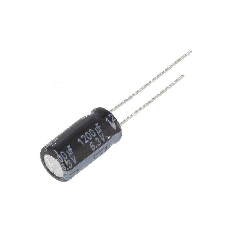 Condensator Electrolitic Low ESR THT 1200uF 6,3VDC Ø8x15mm pentru Circuit Electric | Electronic-mag.ro | Componente Electronice Condensator Electrolitic Low ESR THT 1200uF 6,3VDC Ø8x15mm pentru Circuit Electric | Electronic-mag.ro | Componente Electronice