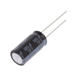 Condensator Electrolitic Low ESR THT 680uF 35VDC Ø10x20mm pentru Aplicații Electronice | Electronic-mag.ro | Componente Electronice
