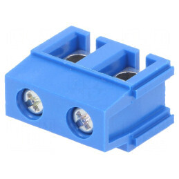 Regletă de Conexiuni pentru PCB 90° - 7,5mm, 2 Piste, 16A | Electronic-mag.ro | Componente Electronice