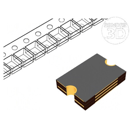 Siguranță polimerică PTC 1,5A cu Imax 20A pentru PCB SMT MF-SM 1812 | Electronic-mag.ro | Componente Electronice