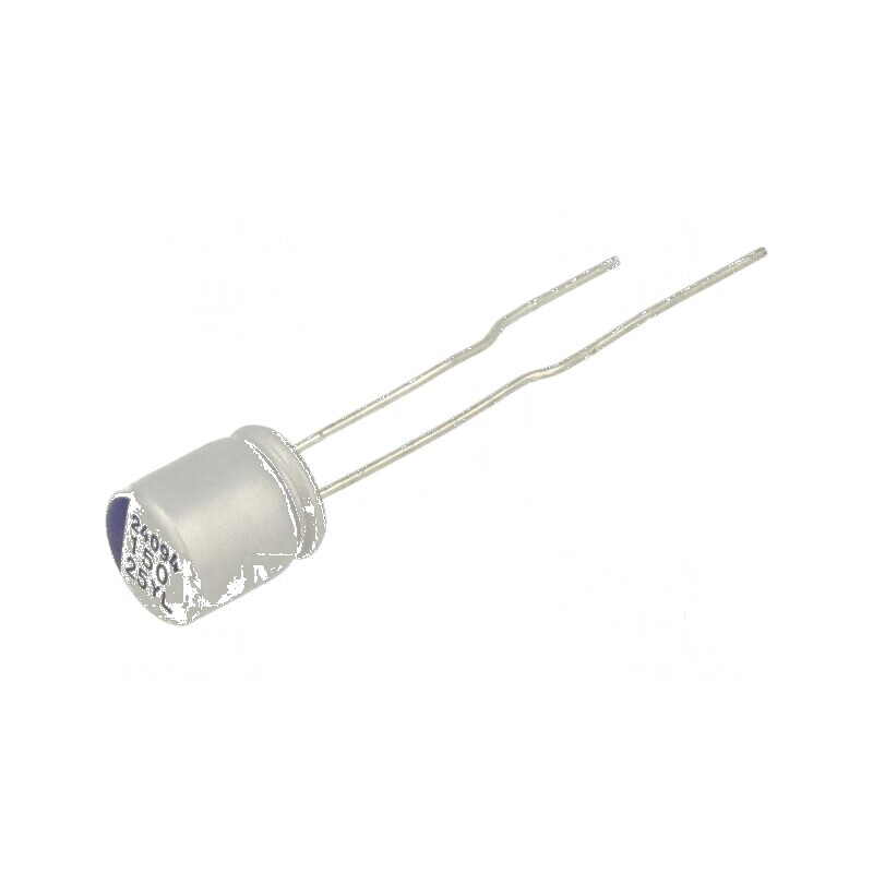 Condensator Hibrid THT -55° până la 125°C, Dimensiune Carcasă Ø6,3x7,5mm, Toleranță ±20% | Electronic-mag.ro | Componente Electronice
