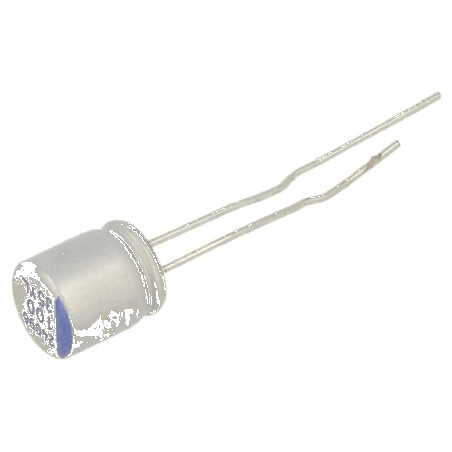 Condensator Hibrid THT -55÷125°C, Dimensiuni Carcasă Ø6,3x7,5mm, Toleranță ±20% | Electronic-mag.ro | Componente Electronice