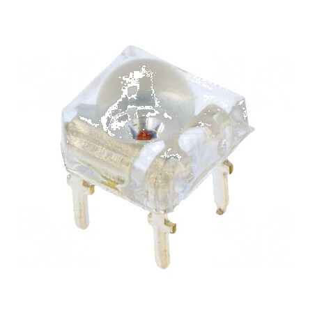 LED Super Flux Oval Ambră 7,62x7,62mm 4200-5800mcd 80° 80mA | Electronic-mag.ro | Componente Electronice