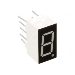Afișaj LED cu 7 segmente 9,2mm 0,36 Nr.car: 1 roșie 100mcd pentru aplicații electronice | Electronic-mag.ro | Componente Electronice