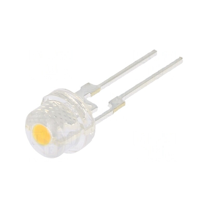 LED Alb Cald 4,8mm - 12000-14400mcd, 33-38lm, 140° - Raster 2,5mm | Electronic-mag.ro | Componente Electronice LED Alb Cald 4,8mm - 12000-14400mcd, 33-38lm, 140° - Raster 2,5mm | Electronic-mag.ro | Componente Electronice