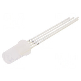 LED 5mm RGB 140° Plat cu Temperaturi de Funcționare între -30 și 85°C, Nr. Term: 4 | Electronic-mag.ro | Componente Electronice