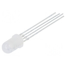 LED 5mm RGB Convex 50° - Tensiune de Funcționare 3÷15VDC, Nr. Term: 4 | Electronic-mag.ro | Componente Electronice