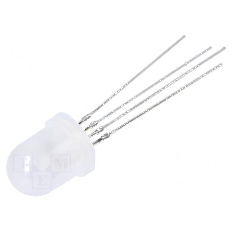 LED Programabil 8mm RGB 30° Convex cu 4 Termeni - Iluminare Personalizată | Electronic-mag.ro | Componente Electronice